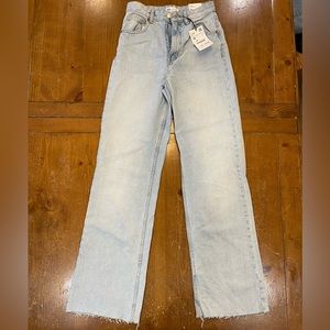 ZARA high rise full length jeans